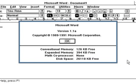 x64 port of Microsoft Word for Windows 1.1a arrives — you can now run this seminal 1990 word processor natively in Windows 11