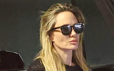 Angelina Jolie cuts a glum figure amid bitter Brad Pitt legal battle after ex asked court to order her to turn over financial records