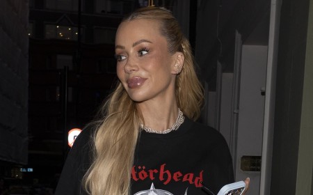 Olivia Attwood shows off plenty of leg in a skimpy T-shirt dress for girly night out - after posing in tiny hot pants following getaway with Pete Wicks