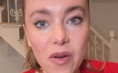 Poppy Jamie reveals she is seven months pregnant with her first child after a 'multi-year fertility journey' and two 'incomprehensible' late miscarriages