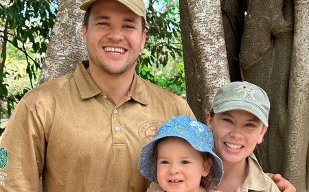 Bindi Irwin gushes as she shares eye-popping photo of her husband Chandler Powell flaunting his VERY muscular frame: 'How did I get so lucky?'