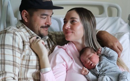 The Bachelor star Bec Cvilikas welcomes her first baby with fiancé Kody Griggs - and reveals their sweet name