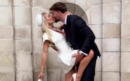 Love Island's Tom Clare and Molly Smith's unconventional romance as pair are set to wed in Mallorca TODAY - after their raucous legal ceremony resulted in guests passing out