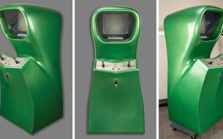 Functioning version of 'the first arcade video game ever created' heads to auction with $200,000 estimate — green sparkle 2-player edition of Computer Space hails from 1973