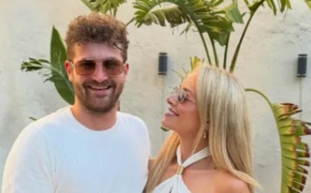 Hollyoaks actress Jennifer Brooke marries her film-maker partner Lawton Charman in a secret ceremony in Barcelona