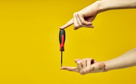 Part didn't fit so techie got out his screwdriver. Then something flew off the motherboard
