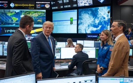 Why it matters that President Trump just dialed into a NASA news conference