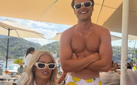 Newlyweds Molly Smith and Tom Clare's wild wedding celebrations continue into a second day as beer-chugging best man Casey O'Gorman arrives in his Speedos