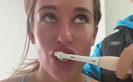 Love Island Australia star mocked after she calls on boyfriend to help brush her teeth following boob job: 'This is embarrassing'