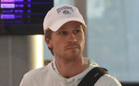 Robert Irwin plays coy on his relationship status as he rocks a casual look while strolling through Sydney Airport