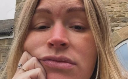 Pregnant Laura Woods hits back at 'odd' troll with clip of her makeup free complexion after he claimed her face 'doesn't move'