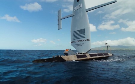US Navy launches missiles from its first drone sailboat — Saildrone Surveyor launches dual JAGM missiles, carrier strike group tests armed USV and electronic warfare