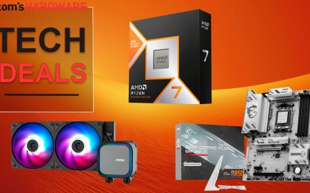 Save $160 off AMD's ultimate gaming CPU combo, includes motherboard and chip cooler — $458 combo features Ryzen 7 9800X3D, B850 motherboard, and a 240mm liquid AIO