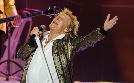 Rod Stewart, 81, dances on stage as he continues his North American tour in New York after cancelling gigs due to health issues