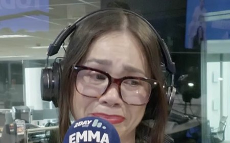 Radio host Emma Chow breaks down in tears on-air as she reveals she is trying to save her husband's life