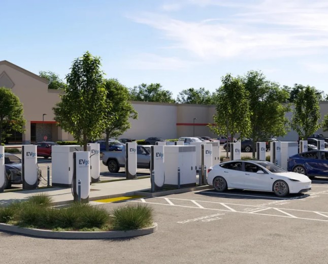 EVgo starts building Tesla Superchargers under license