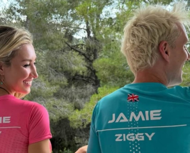 Sophie Habboo poses topless while cradling son Ziggy as she share shares sweet snaps with husband Jamie Laing to mark the end of summer