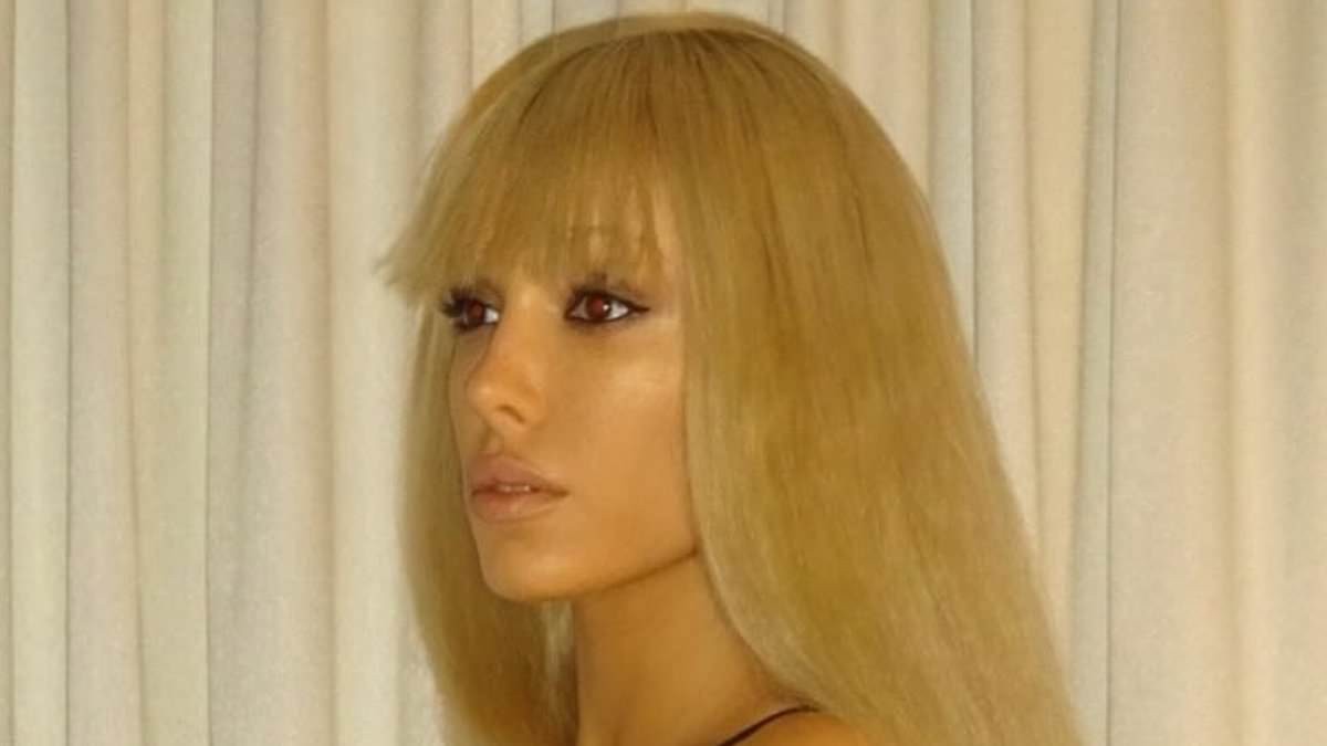 Bianca Censori copies husband Kanye West's ex-wife Kim Kardashian AGAIN in racy retro bikini photos and blonde wig