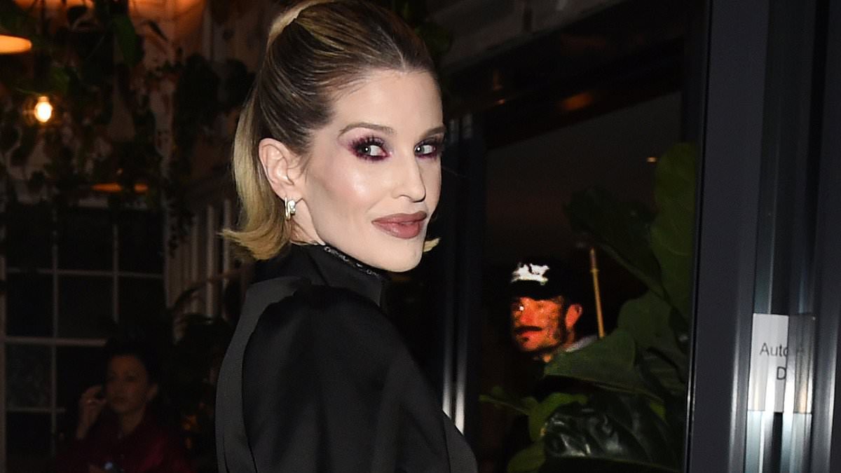 Kelly Osbourne, 41, enjoys a night out with tattooed OnlyFans model Brad North, 28, in Manchester amid claims they've enjoyed a string of dates after her split from fiancé Sid Wilson