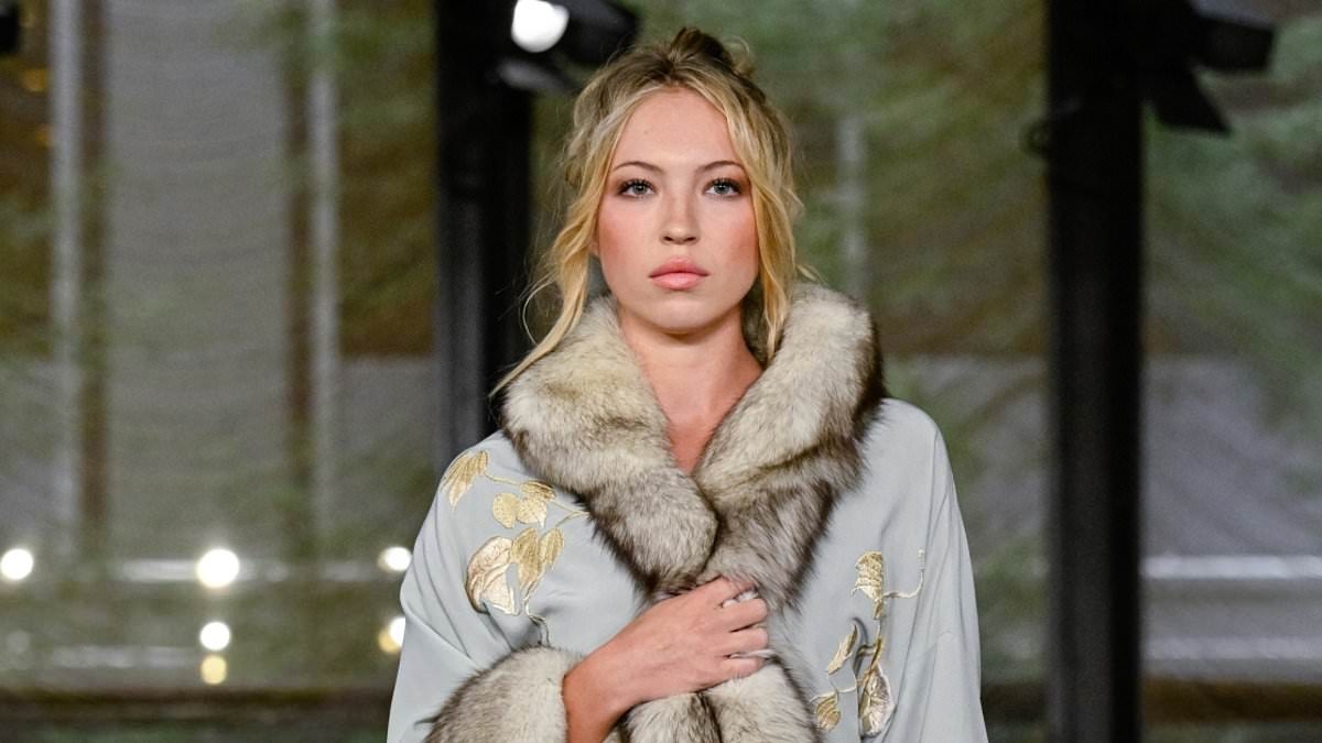 Lila Moss and Iris Law turn heads as they storm the catwalk for the Connor Ives New York Fashion Week show