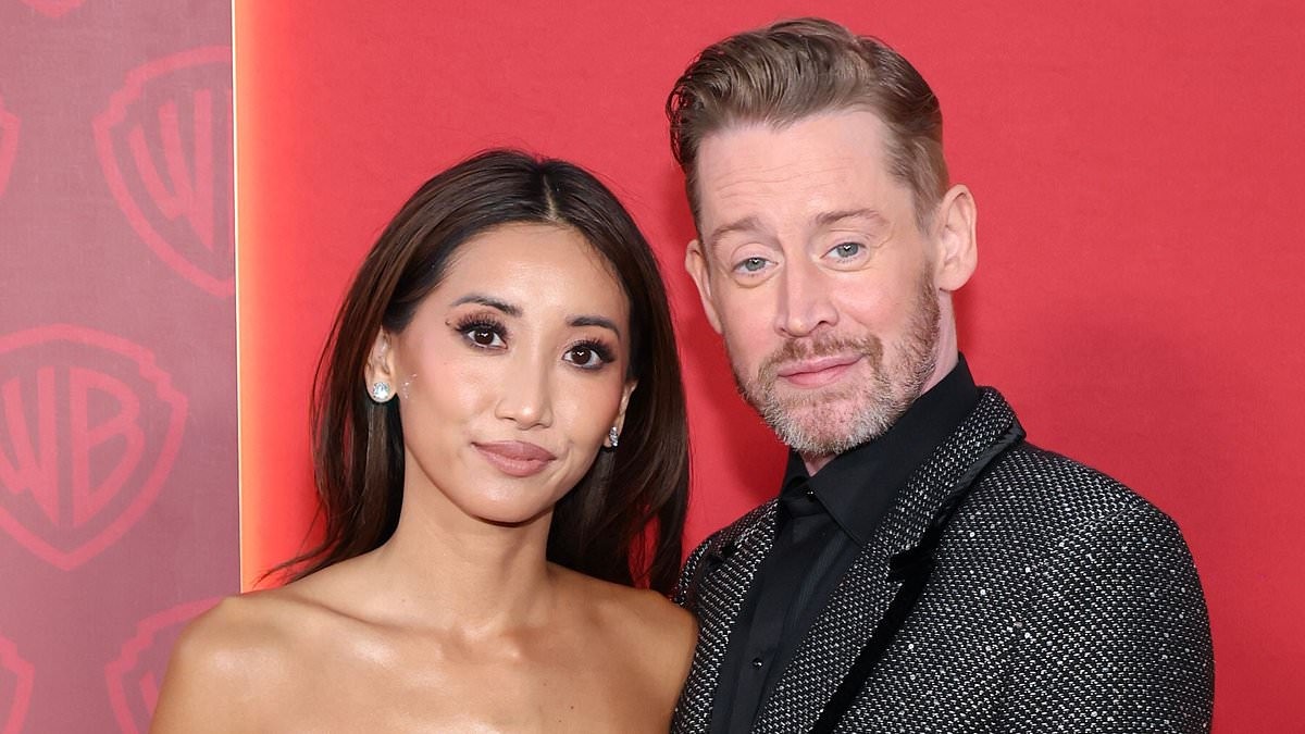 Macaulay Culkin and fiancee Brenda Song enjoy a glitzy date night at star-studded Primetime Emmy Nominees bash