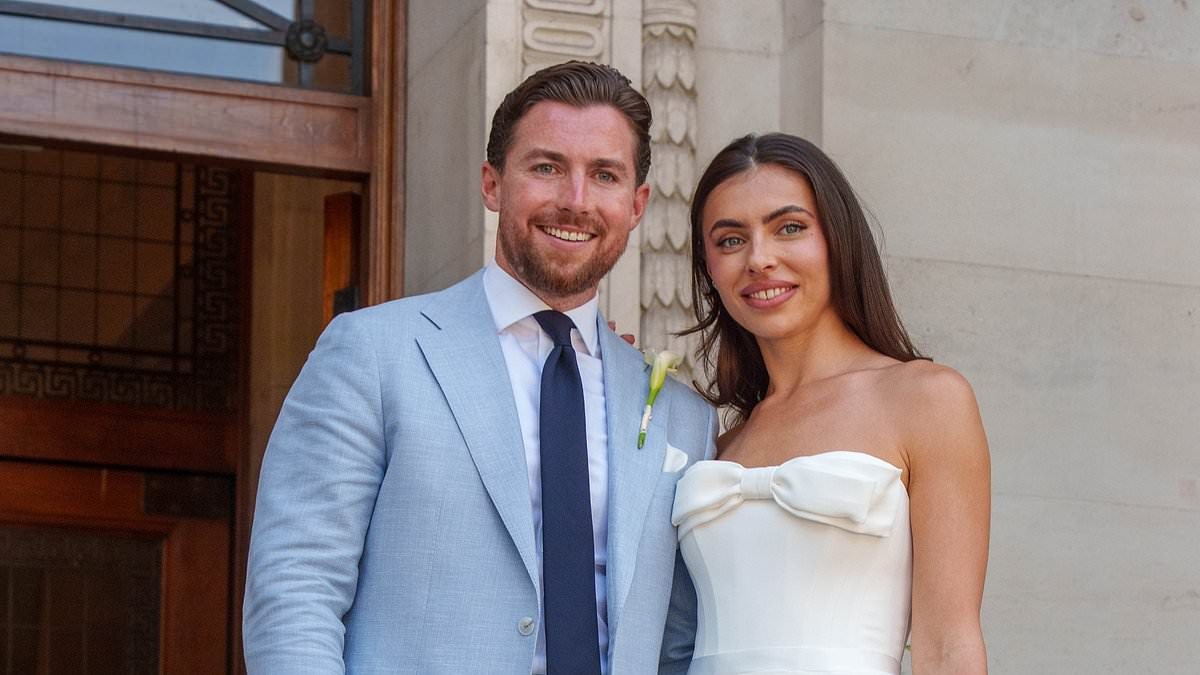 How Love Island's Francesca Allen found 'dream' husband Ed Crossan after she finally let him out of the 'friend zone' - as couple prepare to tie the knot in second wedding ceremony TODAY