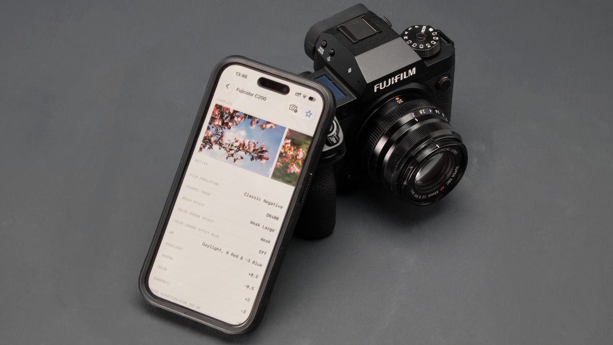 Fujifilm users can now send film simulations to their camera from their iPhone