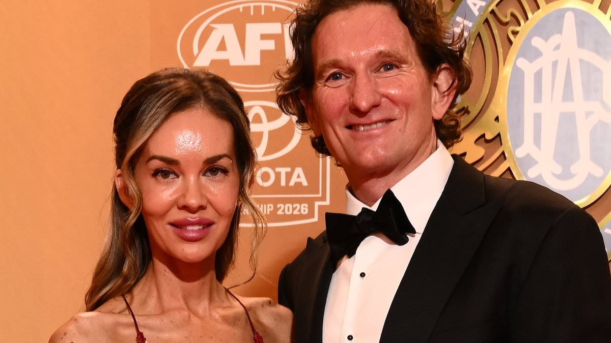 What James Hird's ex-wife Tania didn't know about his two-year Tinder romance... as younger girlfriend Natalie Young finally gets her Brownlow moment: 'She wanted to go public'