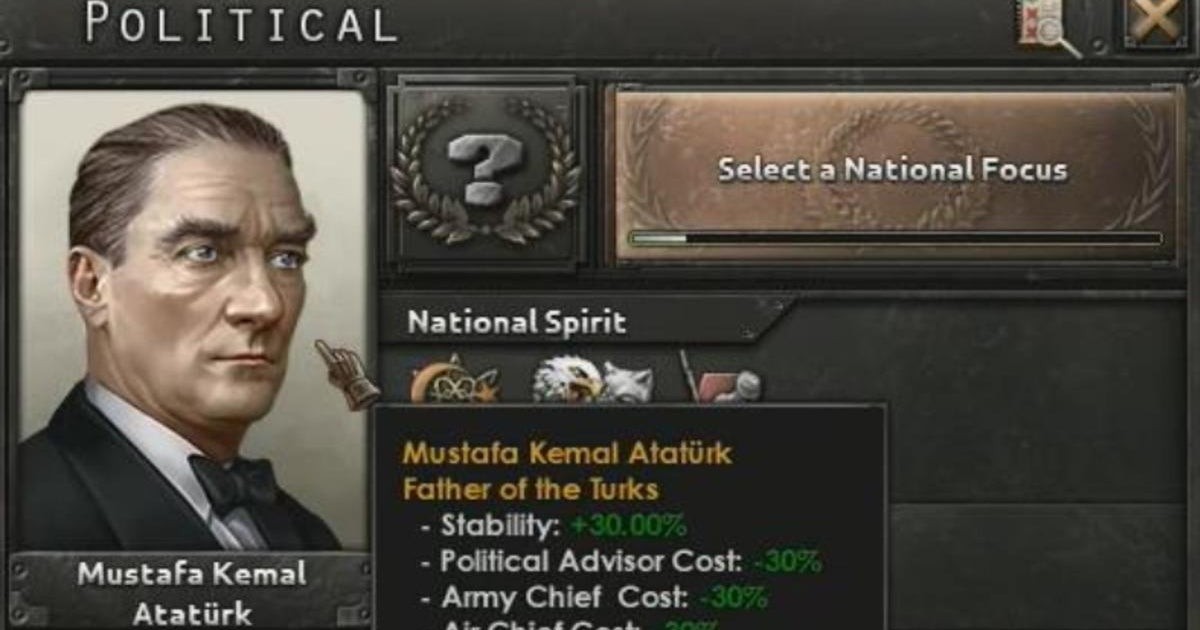 "We clearly handled that responsibility poorly": Paradox ban Discord profile pics of historical figures born after 1800, after bust-up with Hearts of Iron 4 players over Atatürk banning