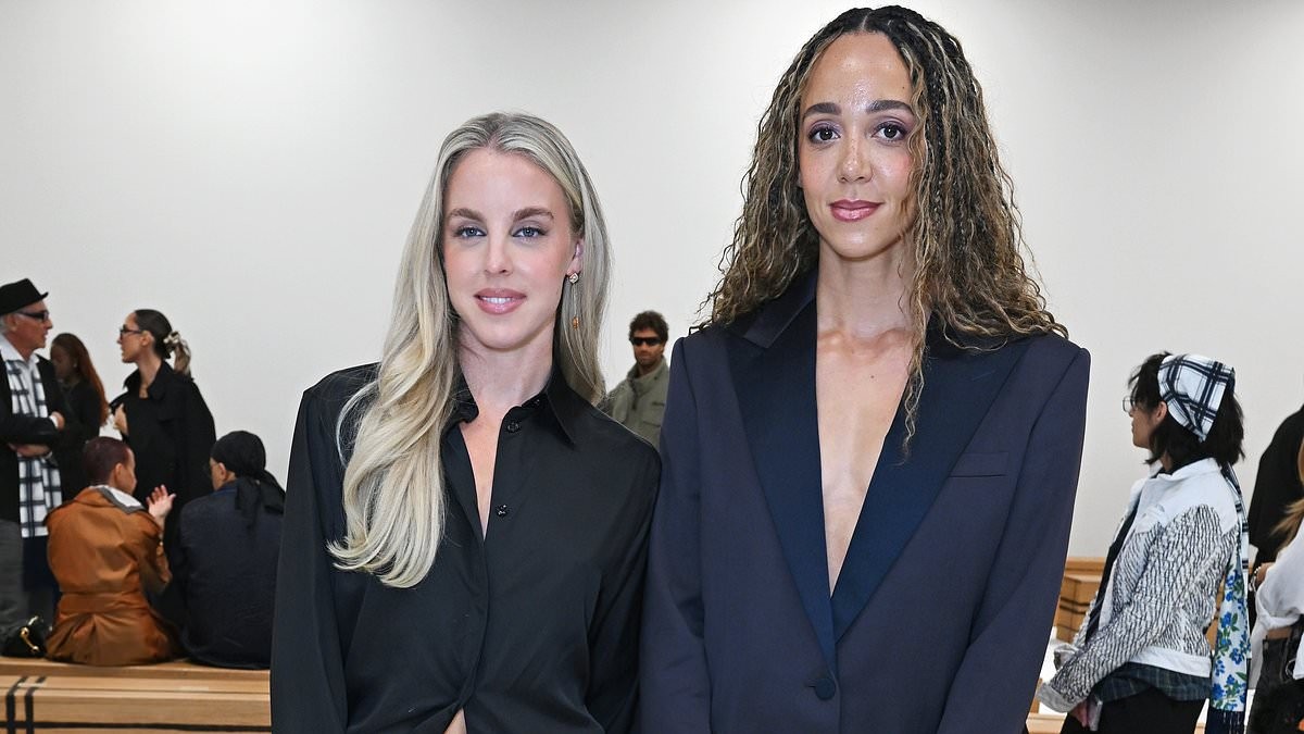 Keely Hodgkinson and Katarina Johnson-Thompson swap the running track for the front row as sports stars reign supreme at the Burberry London Fashion Week show