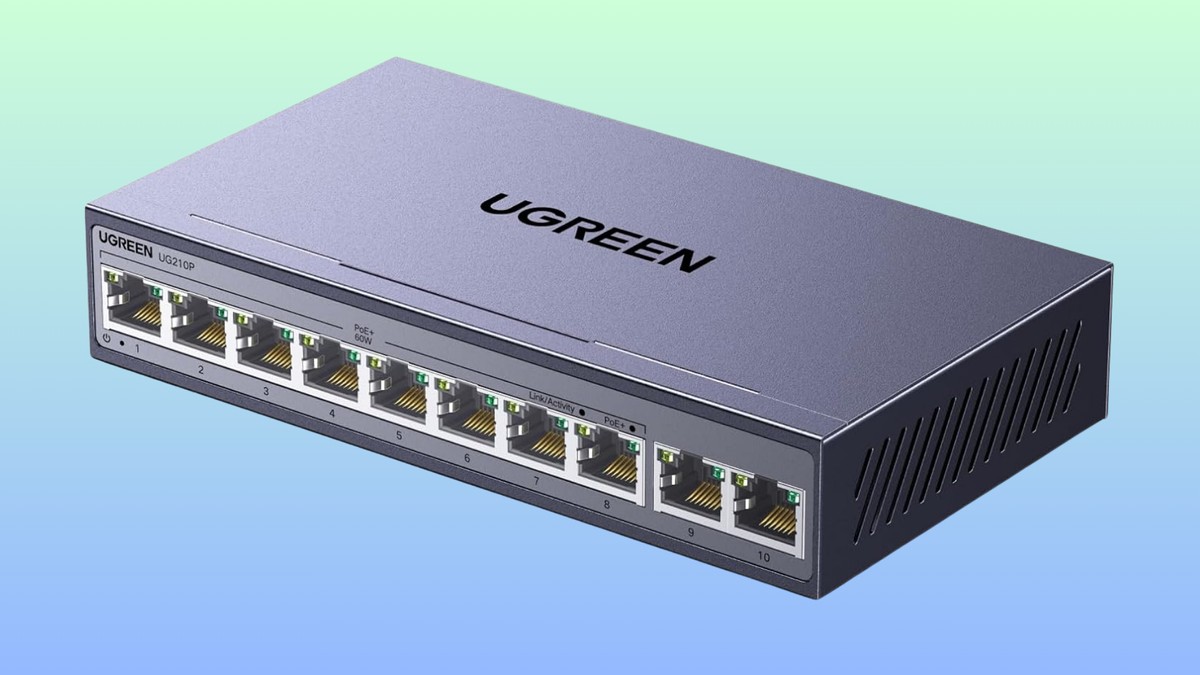 Grab this 10-port gigabit PoE+ switch with up to 60W of power for under $38, a new record low