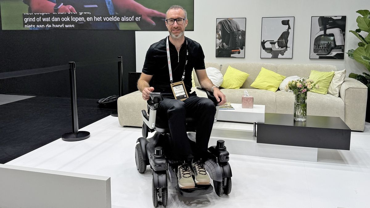 I rode in a self-driving powered wheelchair that avoids obstacles and people, and can be summoned when you need it — it’s like Tesla’s Autopilot for personal mobility