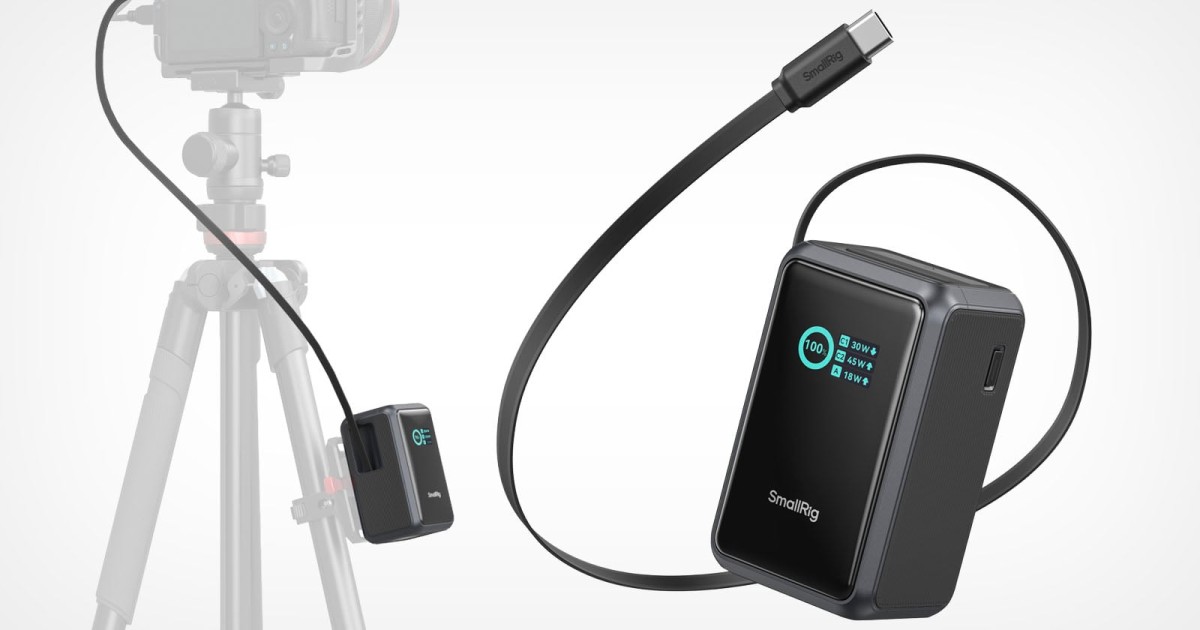 SmallRig Nano Power Banks Have Mounting Points for Camera Rigs