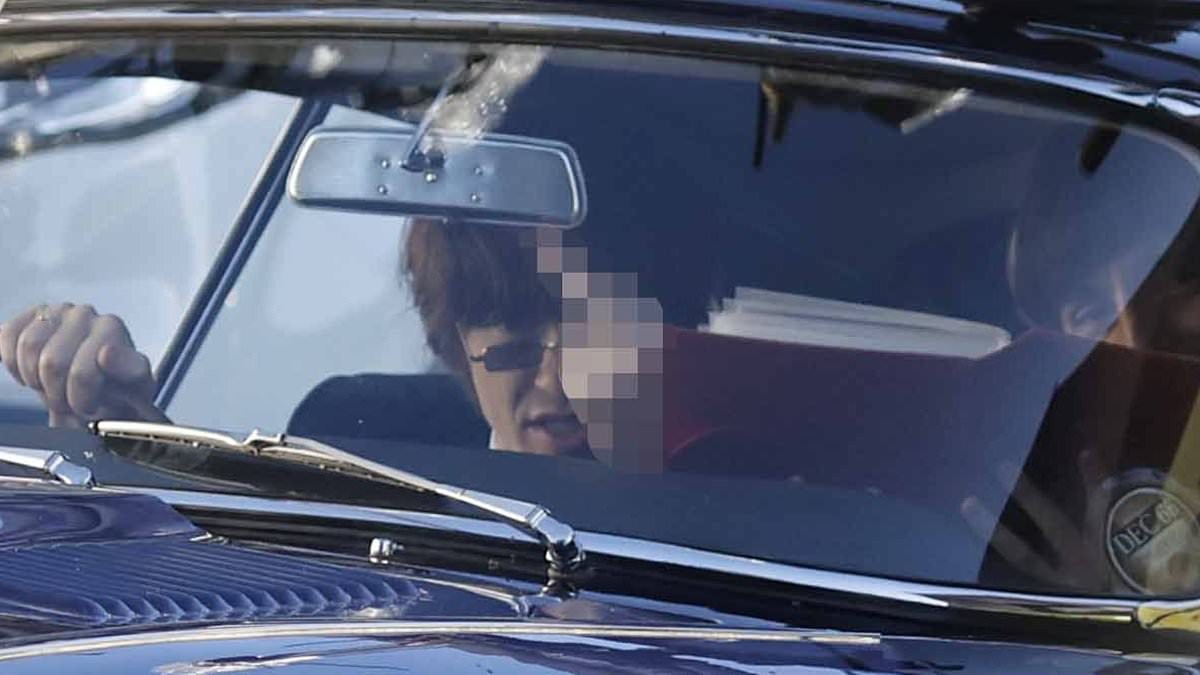 Beatles biopic filming continues with Barry Keoghan flashing rude hand gestures while dressed as Ringo Starr and Paul Mescal keeps a low-profile in his Paul McCartney costume