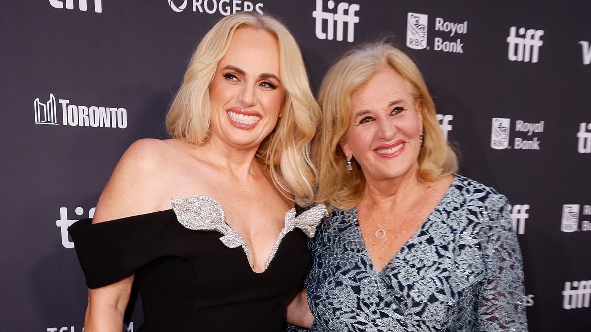 Runs in the family! Rebel Wilson cuddles up to her lookalike mother at premiere of Girl Group at Toronto International Film Festival