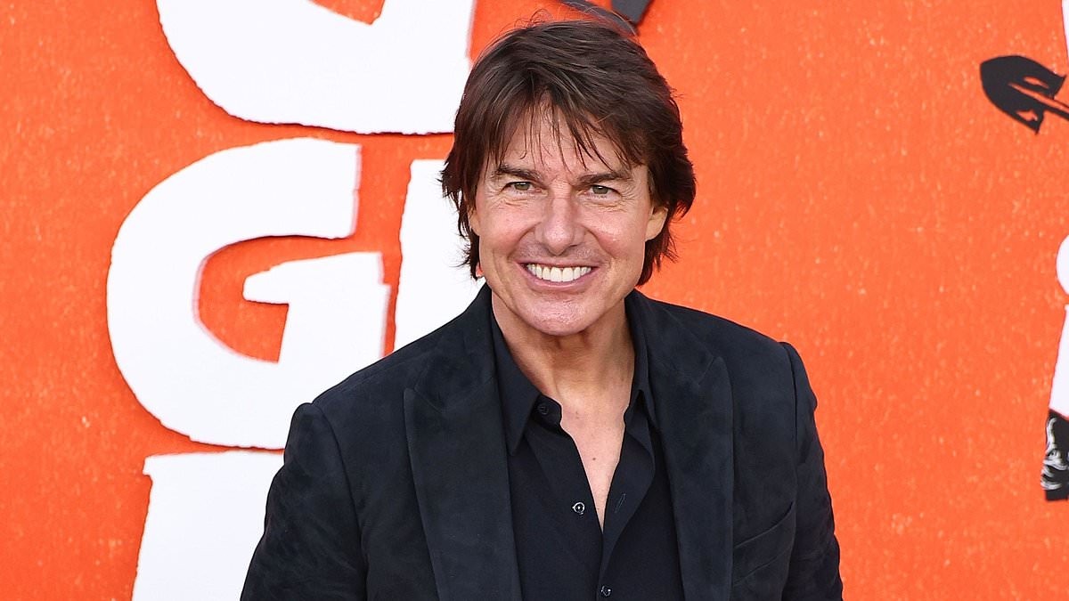 Tom Cruise looks every inch the leading man in a sharply tailored suit as he joins Jessica Alba and Emma D'Arcy at star-studded Digger premiere in LA