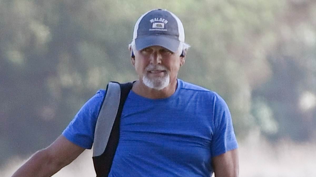 '80s heartthrob who starred on Falcon Crest and General Hospital is spotted on rare outing... can you guess who he is?