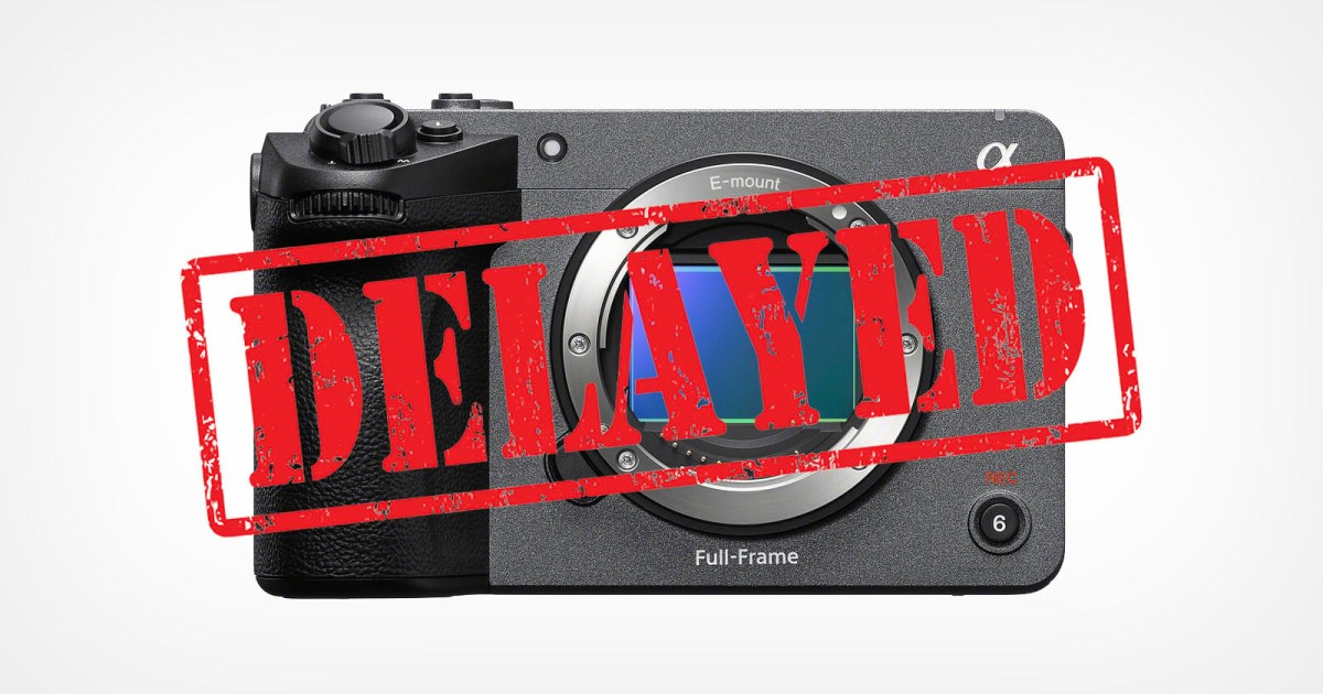 The Sony FX5 Is Delayed Until At Least the End of October
