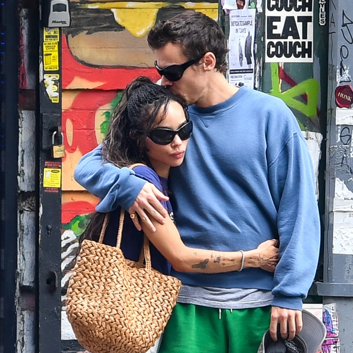 Harry Styles and Zoe Kravitz’s Rare Kiss Is Indeed a Sign of the Times