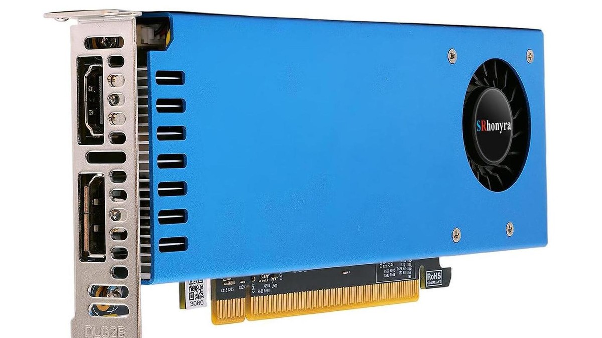 One-slot, low-profile Nvidia RTX 3060 12 GB with two monitor outputs breaks cover at Newegg for $496 — bus-powered model looking for a use case in local LLM work