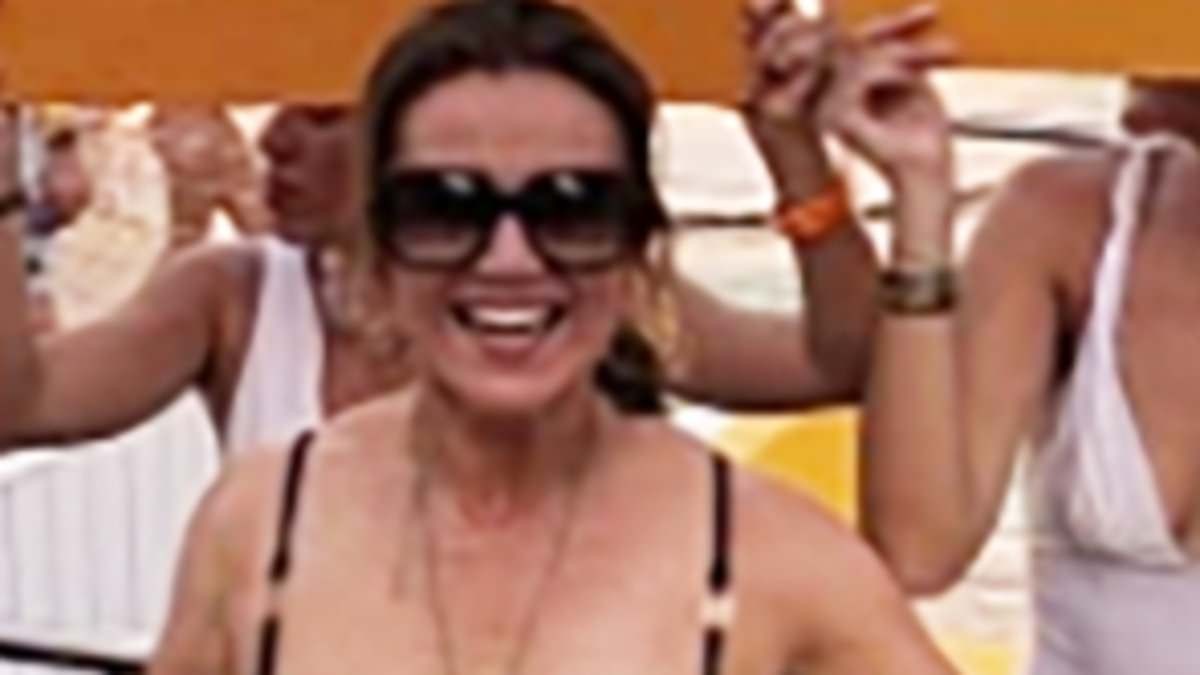 Susanna Reid makes a cheeky comment about the sexy swimsuit she wore to O Beach Ibiza and says it was all a ploy to get people to vote for GMB at the NTAs