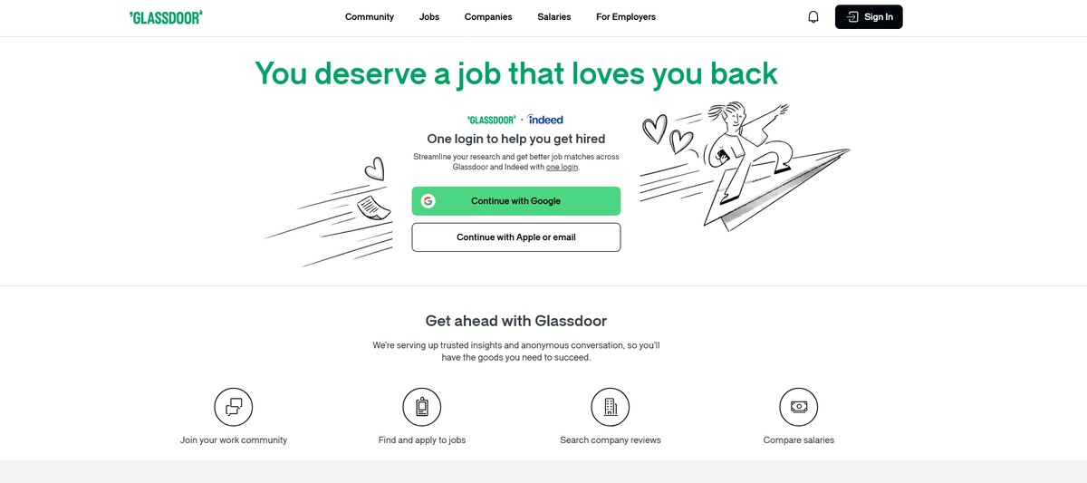 Glass job recruitment site (2026) review