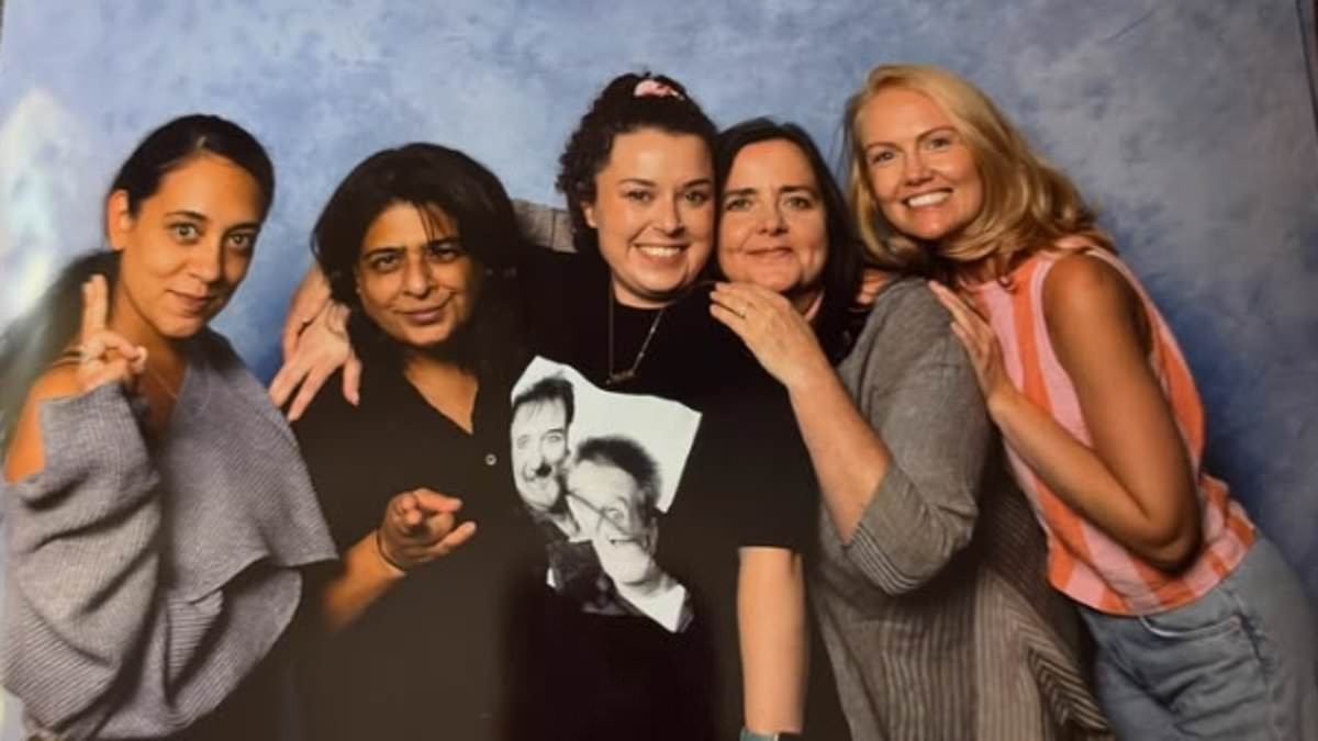 Tracy Beaker fans enjoy a trip down memory lane as Dani Harmer reunites with her former co-stars after 21 years
