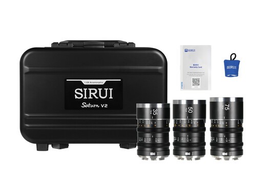 SIRUI Announces Saturn V2 Full-Frame Anamorphic Series with 90-Degree Rotation