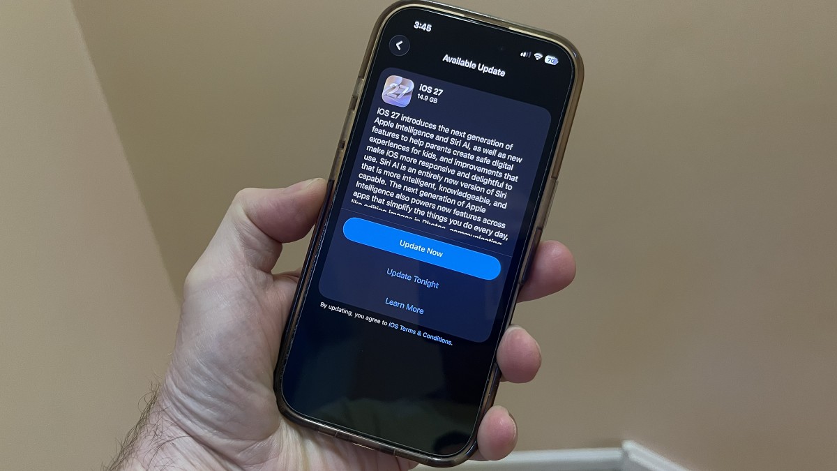 iOS 27 is finally here, with the new Siri AI beta – and 120 security patches