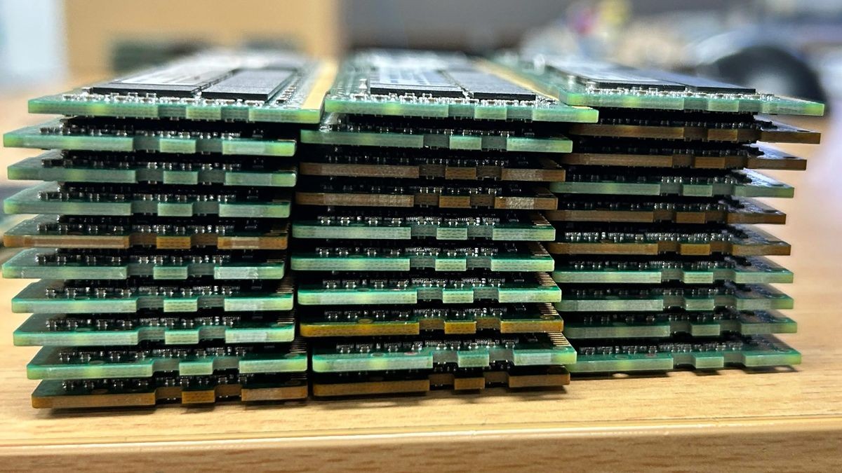 Tech enthusiast finds $12,000 stack of RAM in their garage — work let them keep an old server stuffed with 1,920GB of DDR4