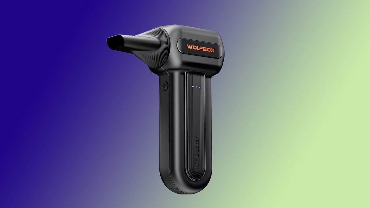 Give your PC the deep clean it deserves — the Wolfbox MF60 Air Duster with up to 110,000 RPM drops to $33.99
