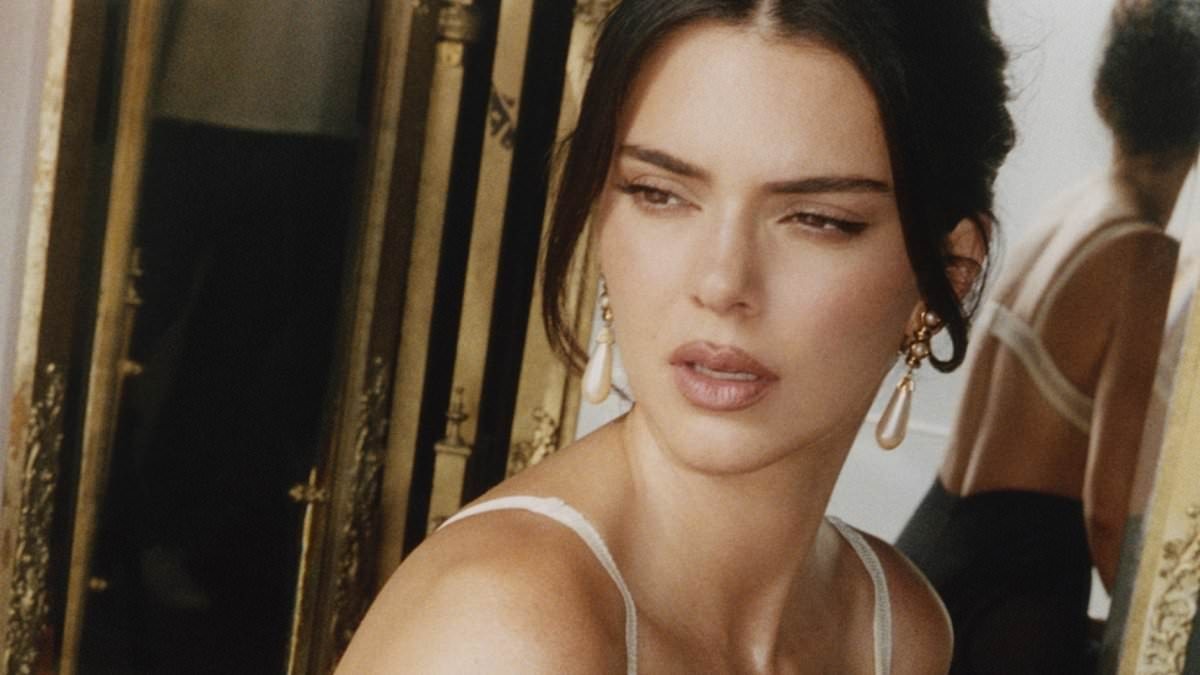 Kendall Jenner models sheer lingerie and stockings for 60s-style shoot as she makes her acting debut in short Italian film
