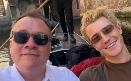 Russell T Davies, 63, addresses 'ridiculous' age gap with his waiter boyfriend, 27, and says he's 'completely respectful' as he reflects on the death of his husband