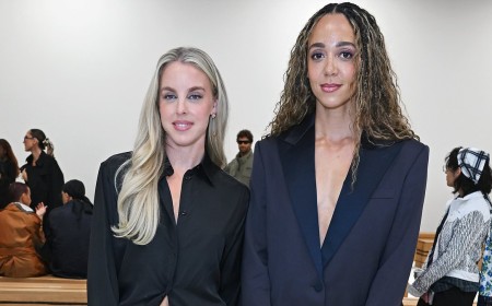 Keely Hodgkinson and Katarina Johnson-Thompson swap the running track for the front row as sports stars reign supreme at the Burberry London Fashion Week show